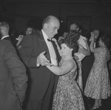 Northern Counties dance. A formally dressed couple, captured on the dance floor at the Northern