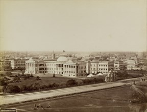 Government House, Calcutta. View of the Government House in Kolkata, taken from the Ochterlony