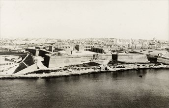 Fort Manoel, Malta. View of Fort Manoel, a 'star' fort located on Malta's Manoel Island in the