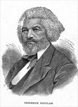 Frederick Douglass. Portrait of Frederick Douglass (1818-1895), a former African American slave who