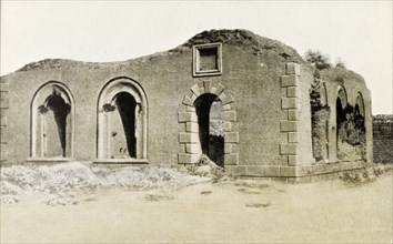 The 'Mahdi's' tomb at Omdurman. The remains of Muhammad Ahmad Allah's tomb, destroyed by British