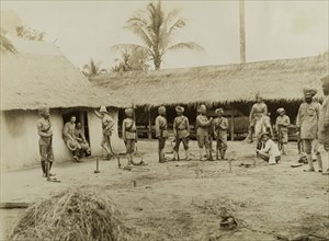 British and Indian soldiers in Burma (Myanmar). Armed British and Indian soldiers, possibly a mix
