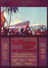 Advertisement for 'Ellerman Lines'. A full-page advertisement for the shipping company 'Ellerman