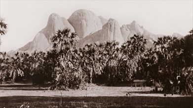 Djebel Kassala, Sudan. View of Djebel Kassala, a picturesque granite hill in the Kassala region of