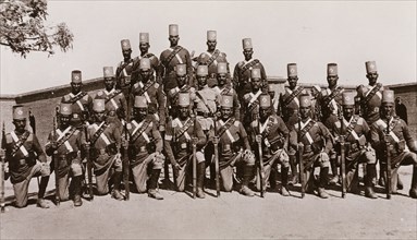 Third Battalion of Egyptian Army. Sudanese soldiers in the Third Battalion of the Egyptian Army