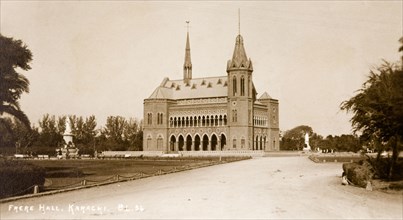 Frere Hall in Karachi. Exterior view of Frere Hall in Karachi, built between 1863 and 1865 in