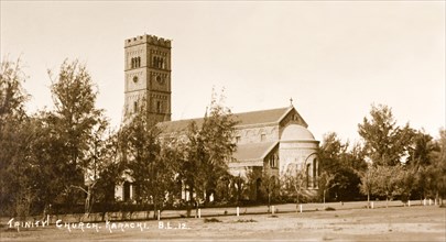 Trinity Church, Karachi. Exterior view of Trinity Church in Karachi, featuring a square tower at