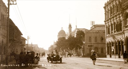 Elphinstone Street in Karachi. View down Elphinstone Street in Karachi. One of Karachi's oldest