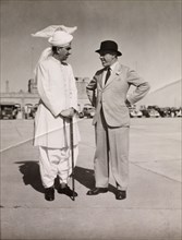 The Prime Minister of Punjab and the Viceroy of India. Malik Khizar Hayat Tiwana (1900-1975), Prime
