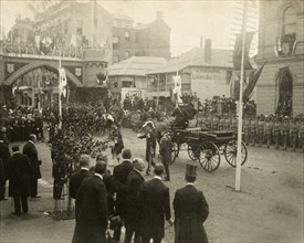 The Duke of Cornwall and York is welcomed at Perth. The Duke of Cornwall and York (later King
