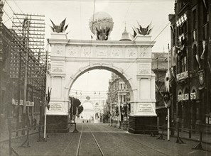 The Chamber of Commerce Arch, Perth. The Chamber of Commerce Arch at Barrack Street, part of