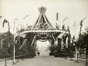 The Duke's Arch, Perth. The Duke's Arch at the entrance to Government House, part of celebrations