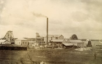 A Kalgoorlie shaft mine. View of a Kalgoorlie shaft mine, one of several mines established after