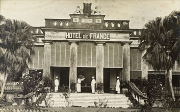 The Hotel de France in Chandannagar. The Hotel de France in Chandannagore, built in 1878 as
