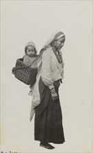 Portrait of a Nepalese woman and baby. Portrait of a Nepalese woman and baby. The women wears