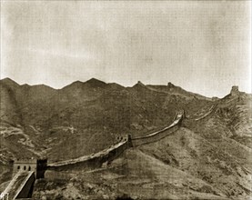 The Great Wall of China at Nankou Pass. View of the Great Wall of China, taken at Nankou Pass in
