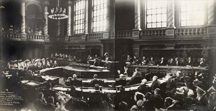 Opening of the Legislative Council in Pretoria. Sir Arthur Lawley (1860-1932), Lieutenant Governor