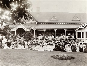 Guild of Loyal Women in South Africa. The Guild of Loyal Women assemble for a portrait outside