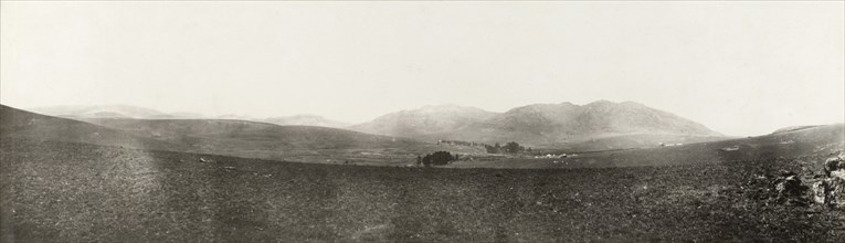 Goldfields at Lydenburg. A view of the landscape of Lydenburg, a town which came under control of