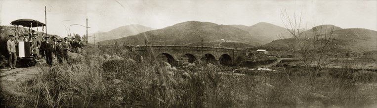 Bridge connecting Pilgrim's Rest and Lydenburg. Sir Arthur Lawley (1860-1932), Lieutenant Governor
