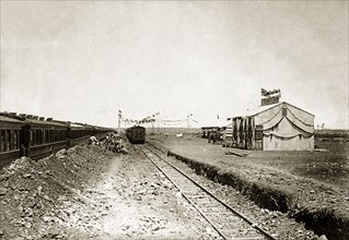 The Mafeking to Bulawayo railway. The Mafeking to Bulawayo railway line, pictured shortly before