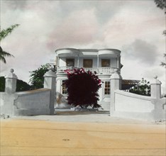 A colonial villa in Barbados. A large colonial villa, located in the suburbs of Hastings. Hastings,