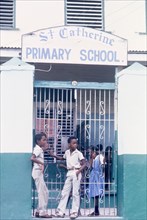 Children at St Catherine's Primary School. An official publicity shot for the Jamaican Tourist
