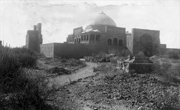The tomb of Isa Khan Tarkhan II. The grand, two-storey tomb of Isa Khan Tarkhan II (d.c.1650) at