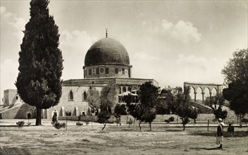 Dome of the Rock, Jerusalem. View of the southern side of the Dome of the Rock (also known as