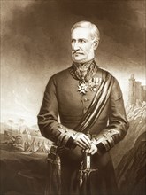 Major General Sir Henry Havelock. Portrait of Sir Henry Havelock (1795-1857), a Major General in