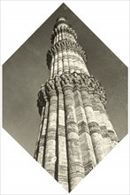 Qutb Minar, 1941. View of the Qutb Minar, one of the greatest monuments of Islamic architecture in