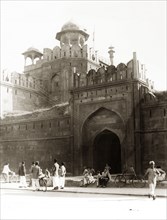 Lahore Gate, Delhi Fort. The Lahore Gate, the western entrance to the Delhi Fort complex. Delhi,