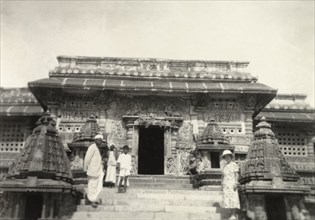 Chennakesava Temple. View of the ornately carved facade of Chennakesava Temple, a 12th century
