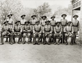 Asian officers of the Eighth Royal Gurkha Rifles. Asian officers of the Eighth Royal Gurkha Rifles