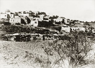 A place of trouble', Palestine. View of the Palestinian village of Suhmata. Described in an