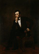 Portrait of Abraham Lincoln, circa 1866.  Created by Healy, G. P. A. (George Peter Alexander),