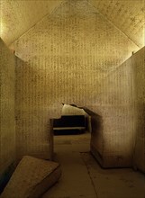 The pyramid of Unas, Saqqara