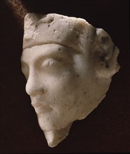 Sculpture of a head believed to be Akhenaten