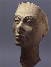 Head of Queen Nefertiti, the wife of Akhenaten