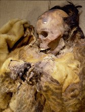 Greenlandic woman, preserved through natural mummification