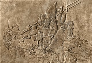 Stone relief from the Palace of Ashurbanipal