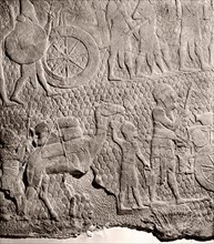 Stone relief from the palace of King Sennacherib, Nineveh