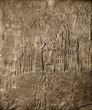 Stone relief from the palace of Sennacherib