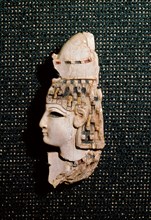 Ivory head found in the palace of Nimrud