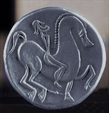 Celtic coin of horse and rider