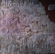 Relief depicting the Elamite city of Madaktu