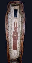Lid of the coffin of Khenstefnakht with depiction of the goddess Nut, whose body symbolized the vault of the sky, offering protection to the deceased