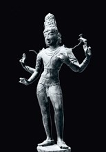 Chola period statue of Shiva Vinadhara, the master of the arts and the sciences