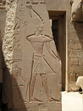 Releif of Horemheb from the 9th Pylon