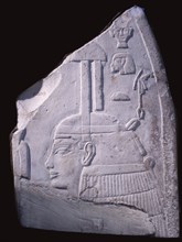 Relief with depiction of a goddess